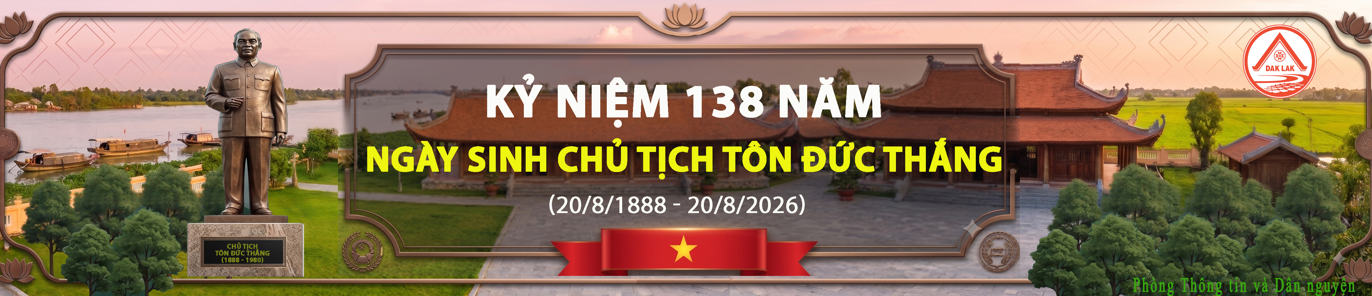 Kỷ niệm 138 năm Ngày sinh Chủ tịch Tôn Đức Thắng (